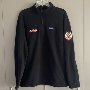 Patagonia Mens Micro D Quarter Zip Fleece Pullover
With Custom Budweiser Patches
